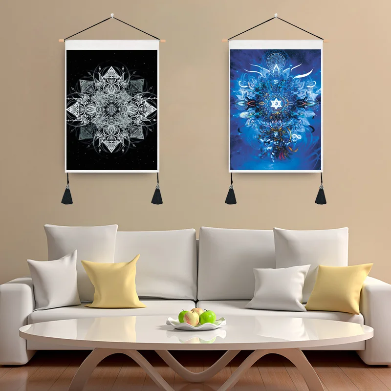 

Bohemian style new Mandala hanging picture hanging tapestry living room bedroom background wall decorative cloth