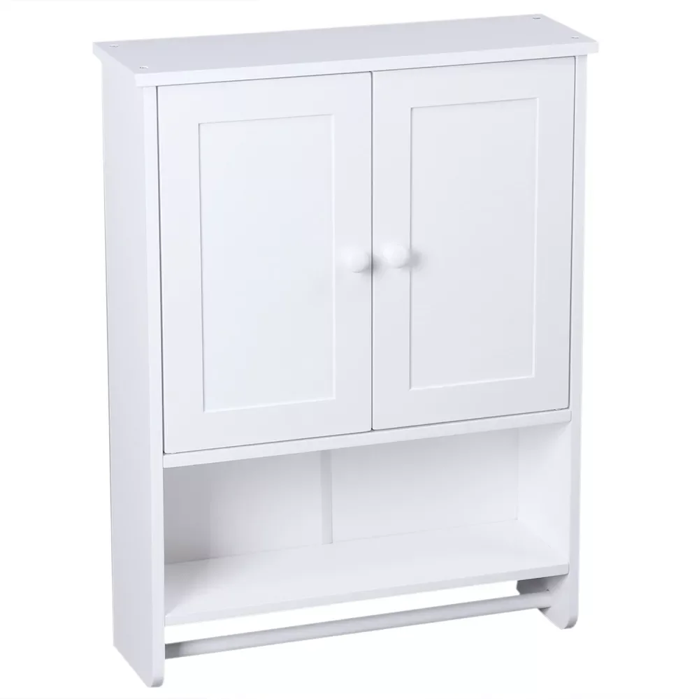 

Bathroom Wall Cabinet Double Door ZT047 Easy to Assemble and Mount on the wall Tough and Durable[US-W]