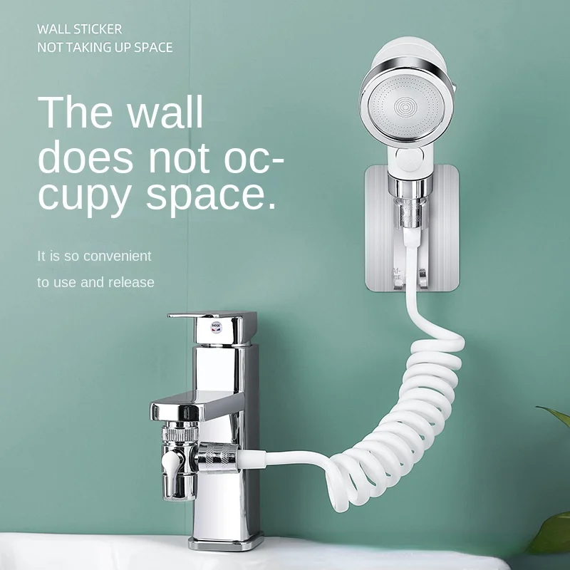 

Bathroom Punch-free Tool Negative Ion Filter Shampoo Hand Washing Faucet External Shower Bathroom Washbasin Extension Shower