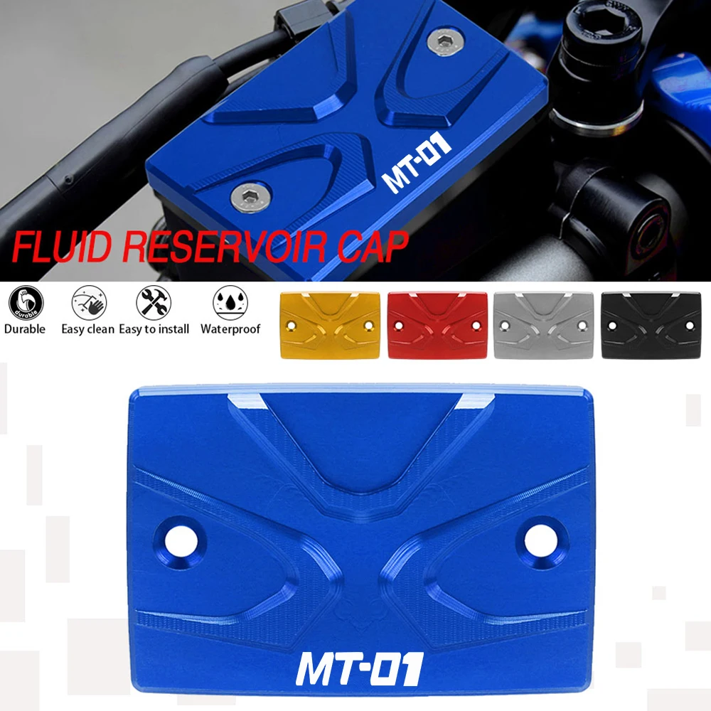 

Front Brake Fluid Reservoir Master Cylinder Cover Cap Protection For YAMAHA MT01 MT 01 MT-01 2006 2007 2008 2003 2010 Motorcycle