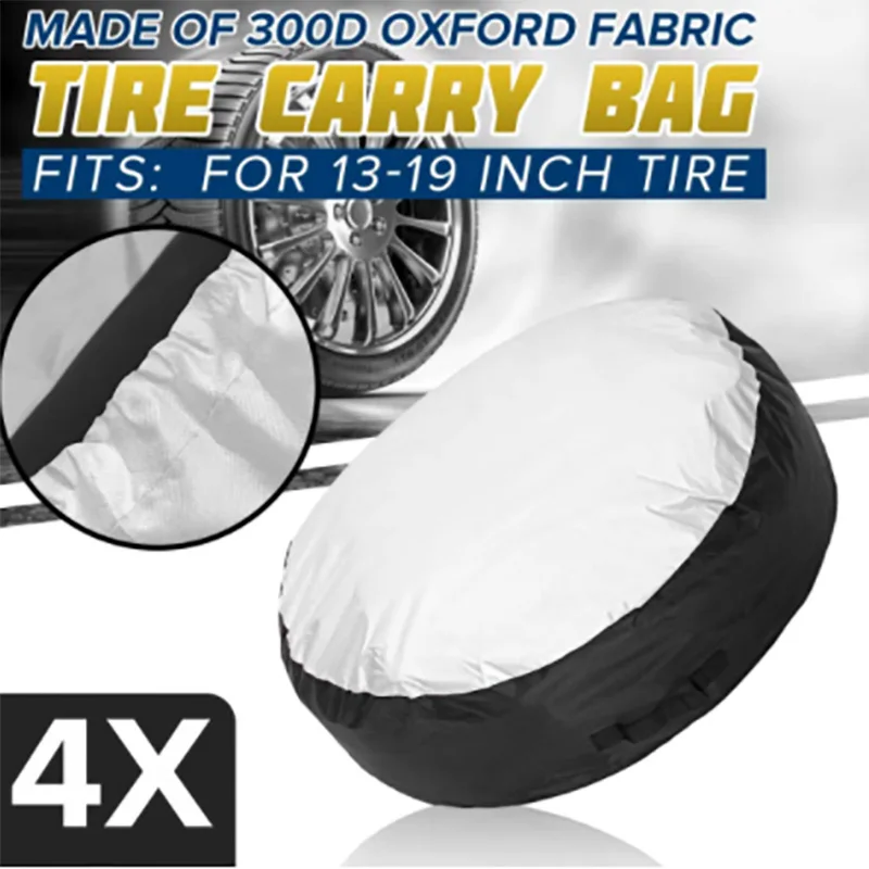 

Universal 80*47cm Car SUV Tire Cover Case Spare Tire Wheel Bag Tyre Spare Storage Tote Polyester Oxford Cloth
