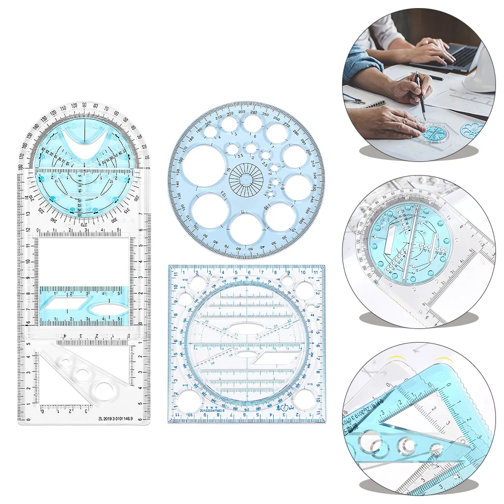 

Ruler Geometric Drawing Drafting Multifunctional Tools Rulers Architecture Stencils Circle Tool Templates Interior Design