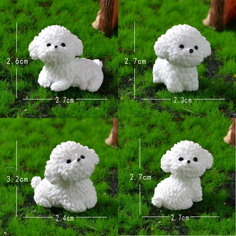 

Микропейзажные фигурки Бишон Фризе