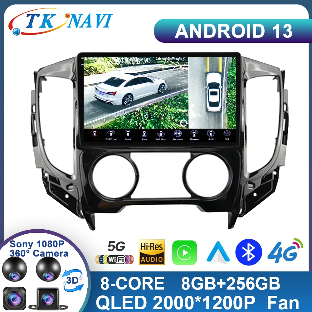 

Android 13 For Mitsubishi Pajero Sport 3 L200 5 Triton 3 2015 2016 2017 2018 2019 Car Radio Multimedia Carplay Video Player DSP