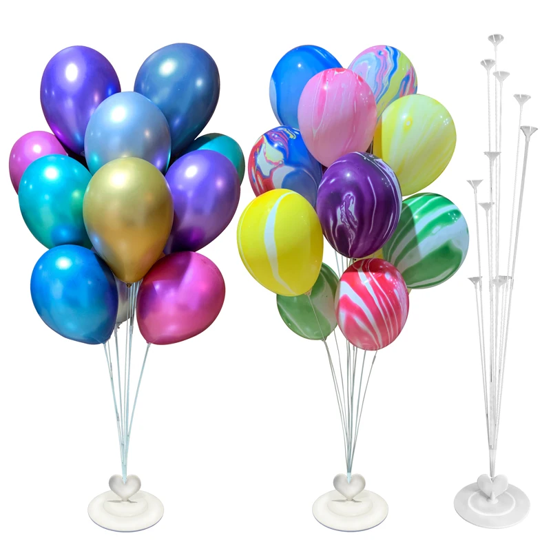 

7/19 Tubes Balloons Stand Column Balloon Holder Stick DIY Christmas Kids Birthday Party Supplies Wedding Decorations Baby Shower