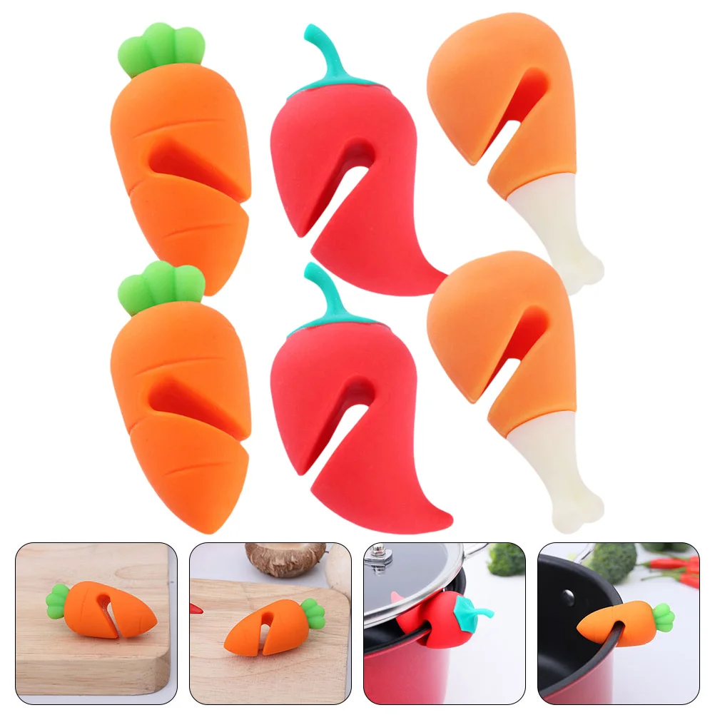 

Boil Spill Lifters Stoppers Proof Lid Pot Stopper Silicone Restaurant Lifter Vivid Cartoon Kitchen Over