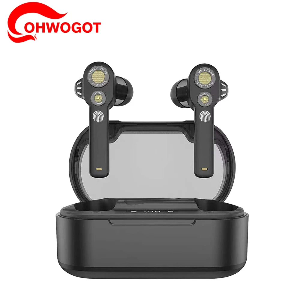 Двойные динамические наушники Bluetooth-наушники беспроводные fone Tws 5.0