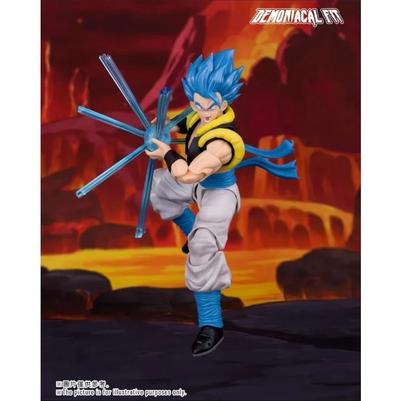 Фото 24-часовая доставка Demoniacal Fit SHF Dragon Ball Z Gogeta Action Anime Figurine Hero Waltz The Supre Dance Super Saiyan Модель игрушки №4