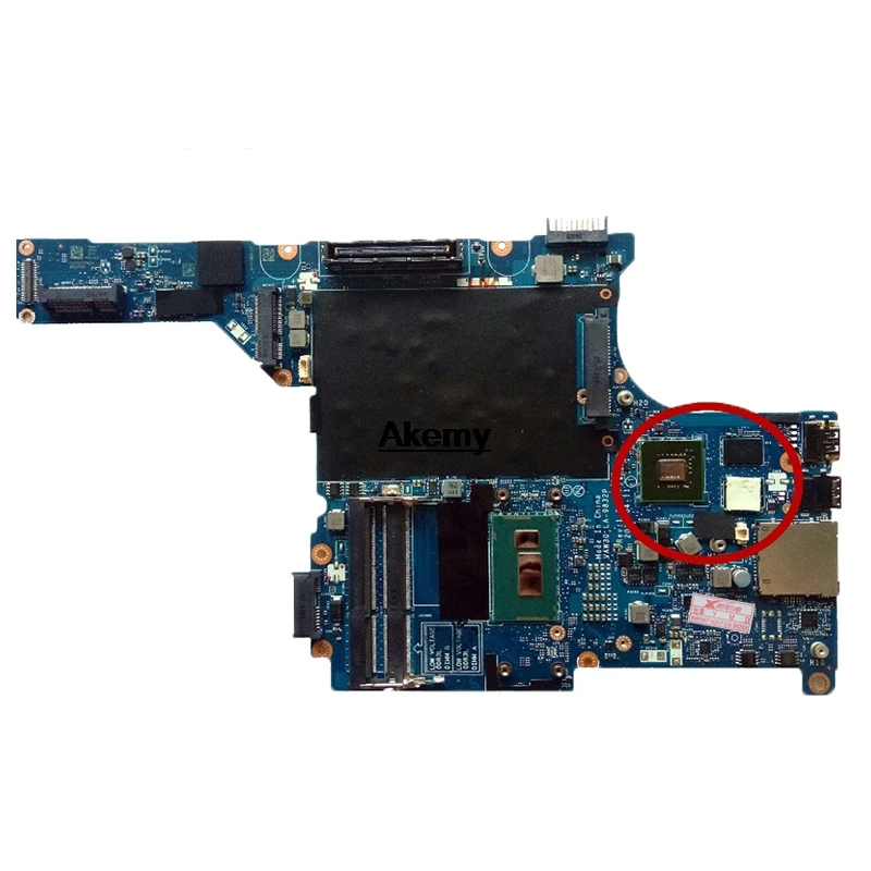 Фото Материнская плата для ноутбука DELL Latitude E5440 CN-0KYG98 0932WM LA-9832P DDR3 с процессором i3 i5 i7 4-го поколения №4