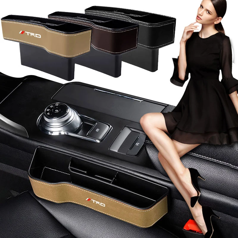 

Car Seat Organizer Crevice Storage Box Car Interior Accessories For Toyota RAV4 Avensis Yaris Levin Reiz Crown Vios Sienna TRD
