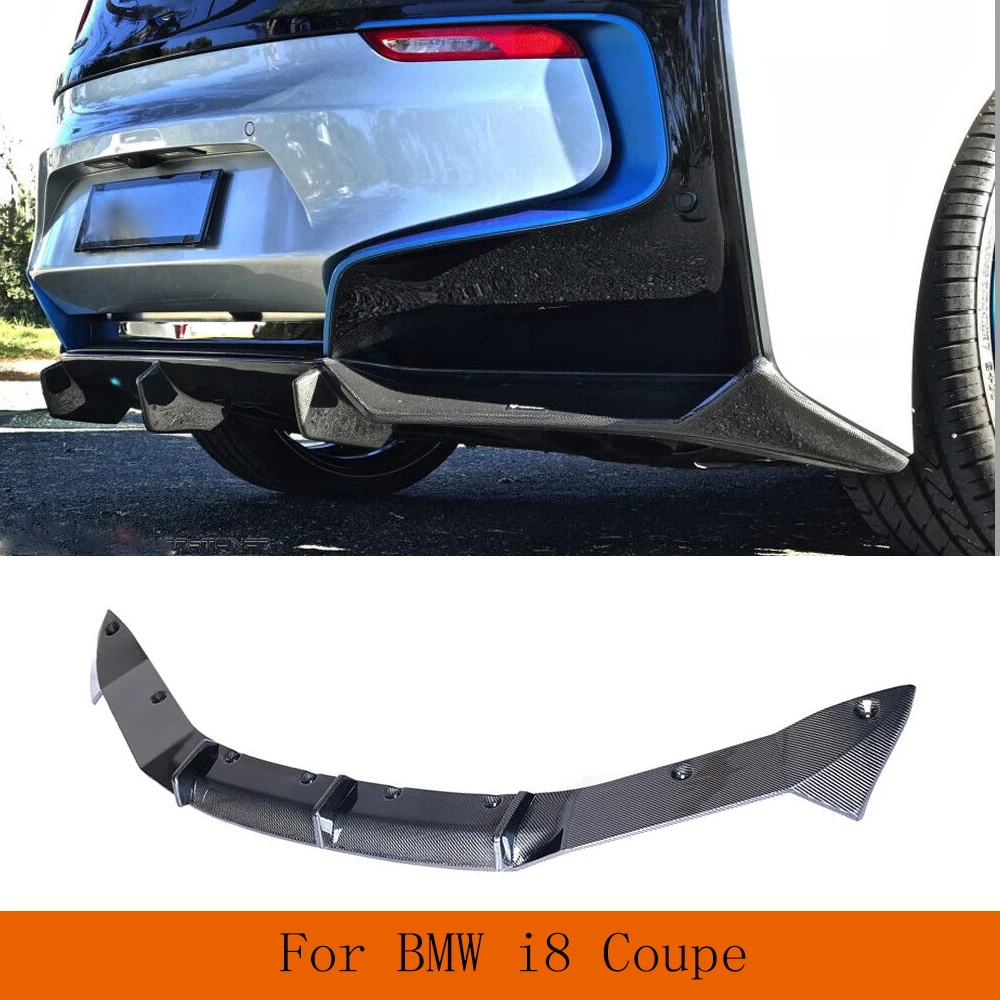 

Front Bumper Lip Spoiler Body Kits For BMW I8 i8 Coupe 2014-2018 Dry Carbon Fiber Custom Carbon Fiber Parts Front Spoiler