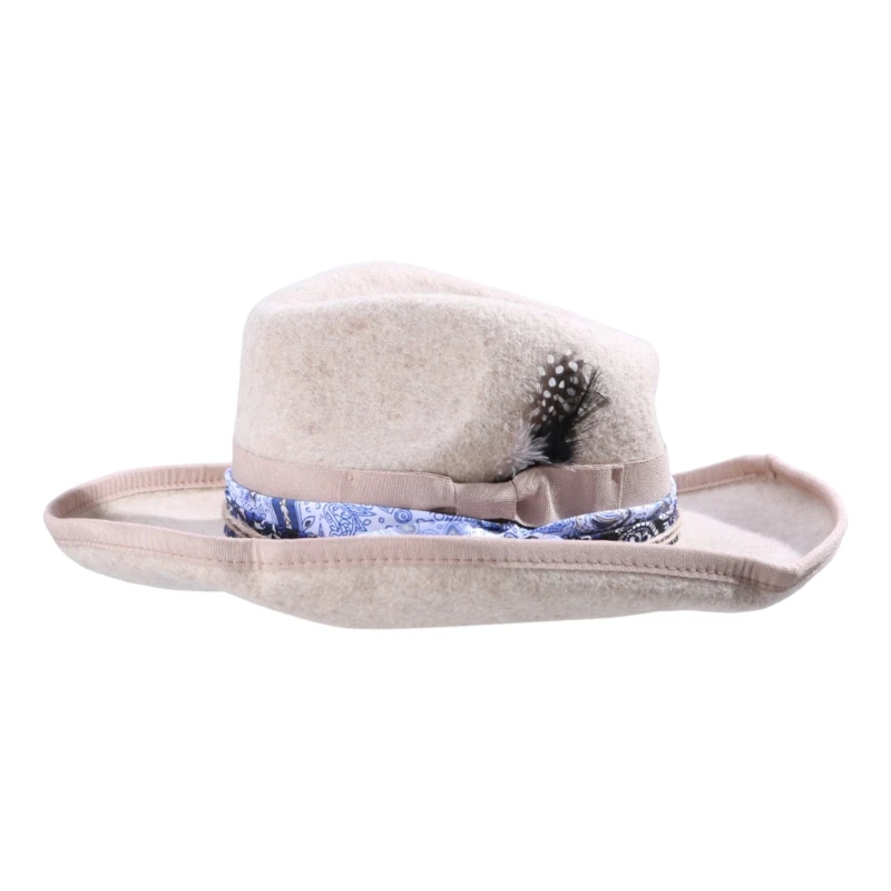 Винтажная шляпа Fedora цилиндр костюм для выпускного вечера мероприятий на свежем