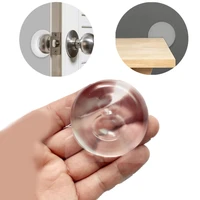 6pcs door stopper wall protectivefloor door handle bumper protective plug non slip self adhesive round doors stop muffler