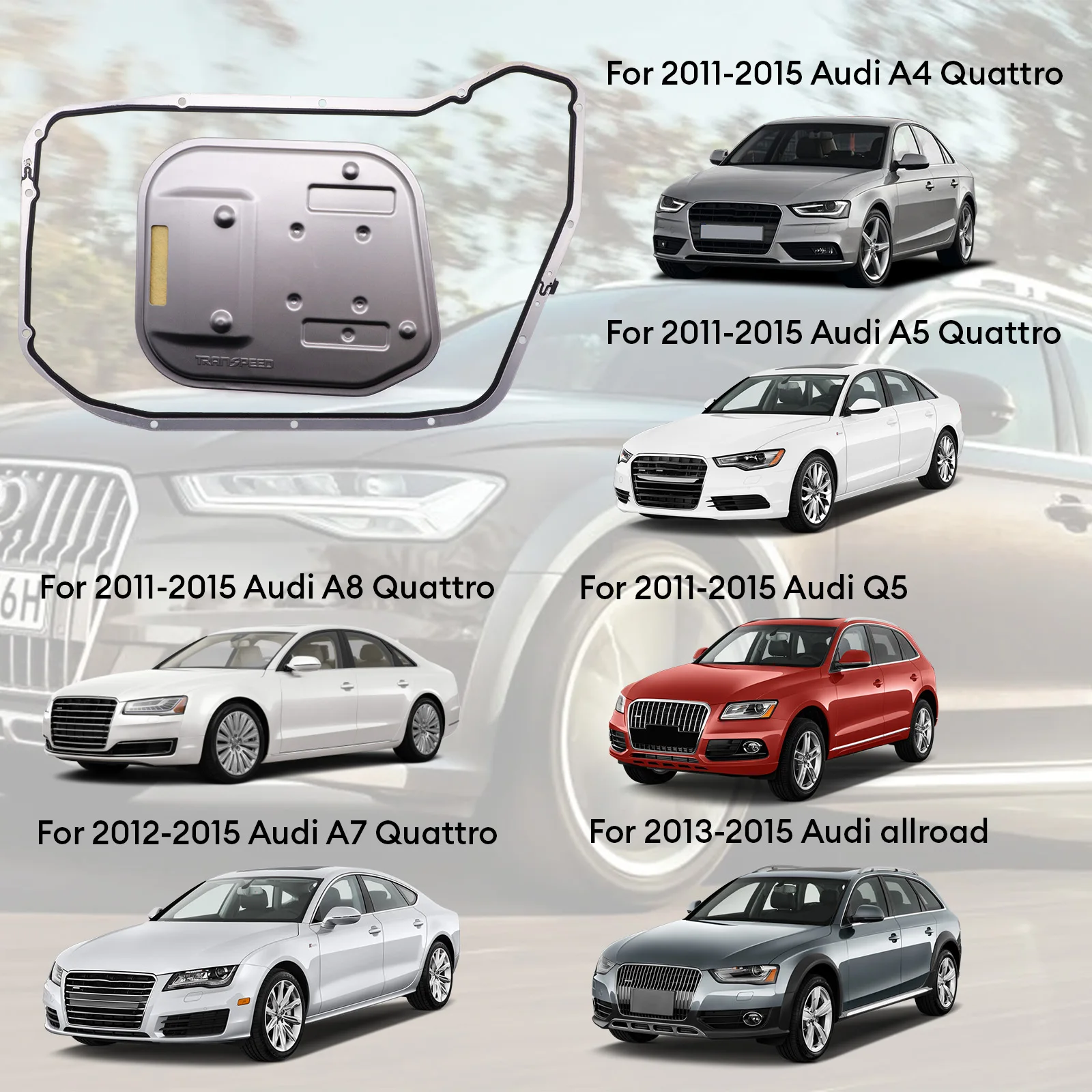 TRANSPEED 8HP55 Масляный фильтр для автоматической коробки передач 0BW 398009 Прокладка