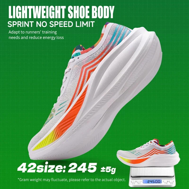 Фото Кроссовки IRUNSVAN Shadow Wing 1.0 для спортивных тренировок, нейлоновые, с карбоновой пластиной по всей подошве, мужские, дышащие, для марафона, амортизирующие №4