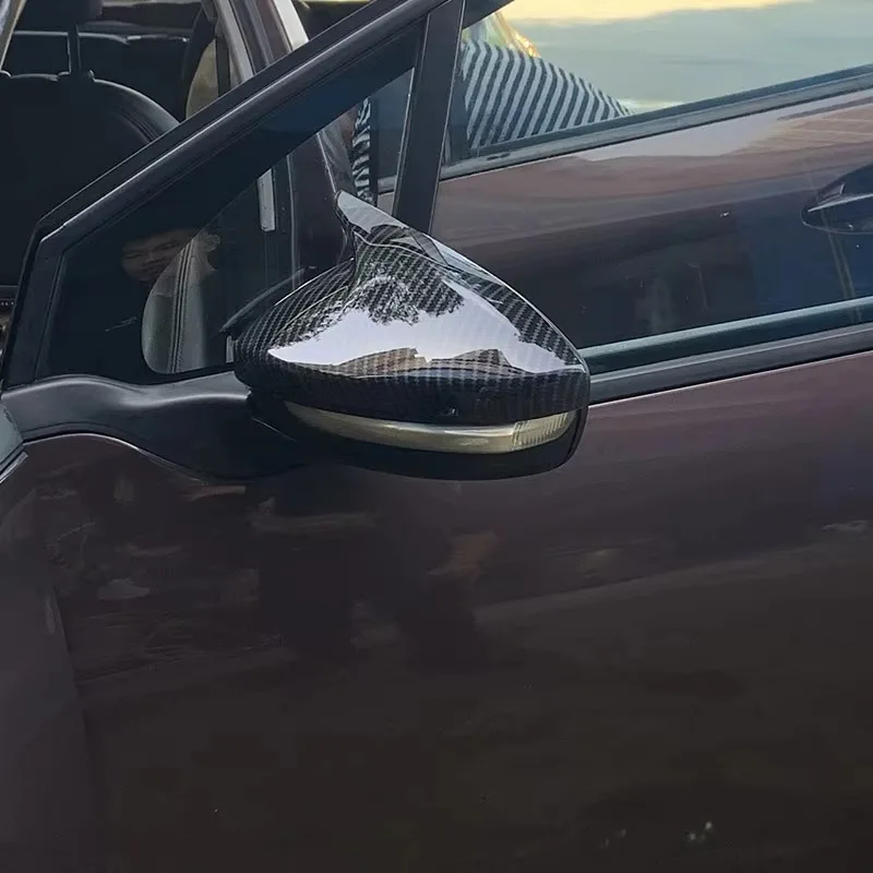 BOMP для Citroen C3 2018 2019 2020 2021 2022 2023 2024 Декоративная накладка на боковое зеркало заднего вида с блестящим черным покрытием под карбон. (art.: 3920dcefc427f) - 3920dcefc427f