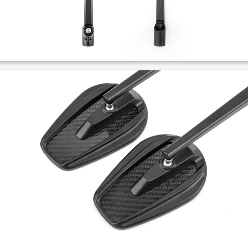 Зеркало заднего вида Ellipse подходит для электромобилей и мотоциклов алюминиевый