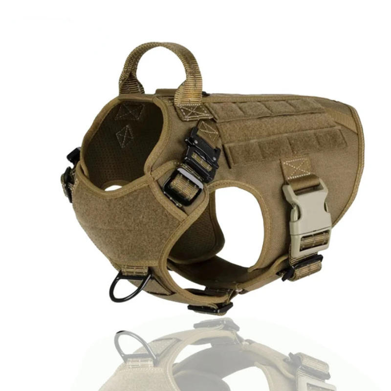 

Large Dog Harness Pet German Shepherd Malinois Training Walking Vest Dog Harness and Collar Set For All Breeds Dogs Accessories