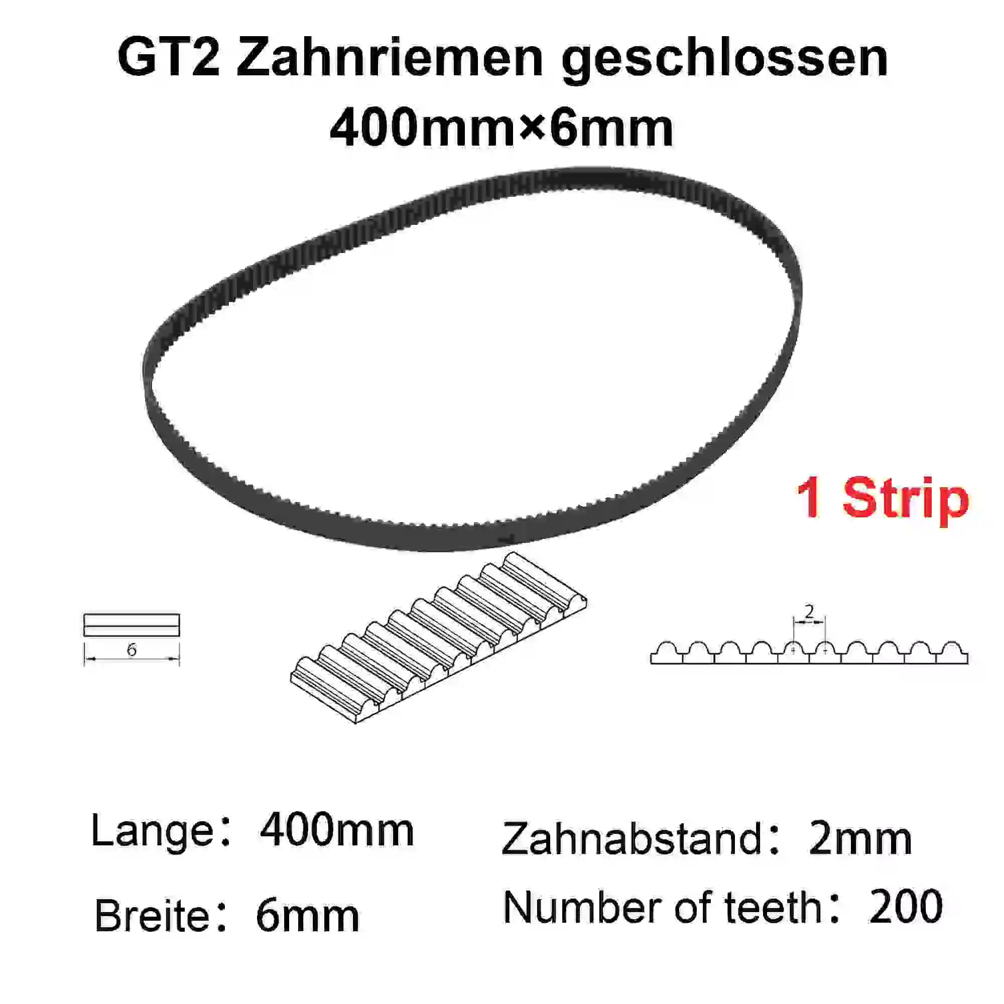 

Детали для 3D-принтера GT2 6 мм Резиновый Ремень ГРМ с замкнутым контуром 392 396 400 406 410 420 426 430 436 440 444 450 мм 2GT 1 шт.