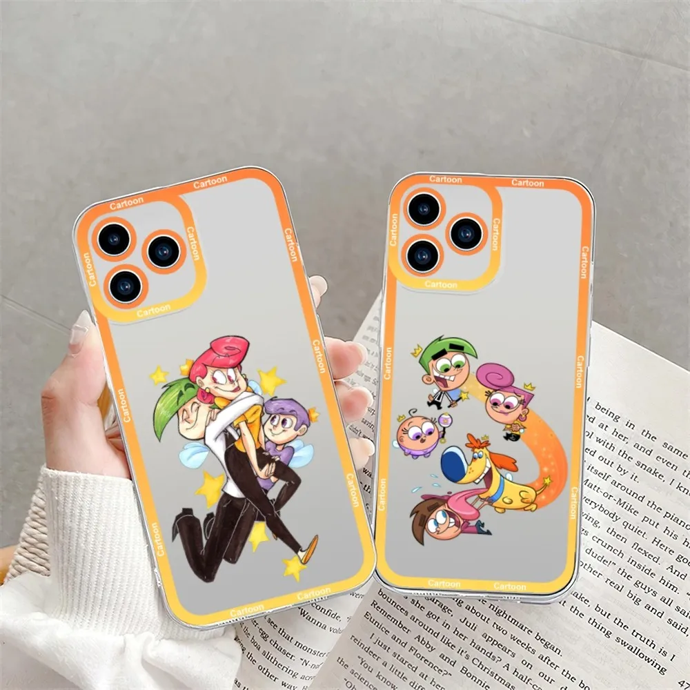 Прозрачный чехол с рисунком для iPhone 11 12 Mini 13 14 Pro Max