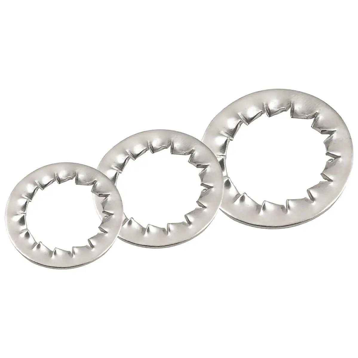 

M2 M2.5 M3 M4 M5 M6 M8 M10 M12 M14 M16 M18 M20 M22 M24 M27 M30 304 Stainless Steel Internal Toothed Serrated Lock Washer Gasket