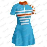wyndymilla new product 2022 female short sleeve dress triathlon outdoor bicycle comfortable sports riding little monkey skirt