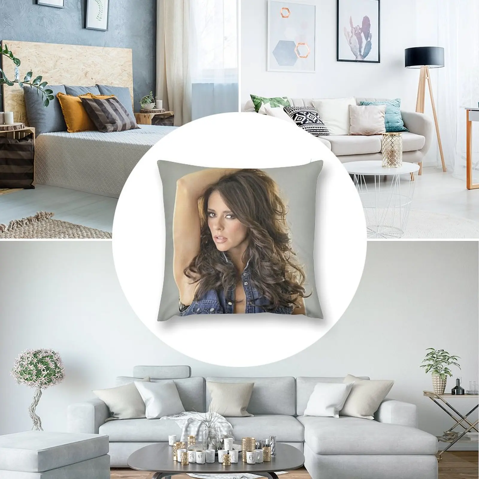 Дженнифер Love Hewitt-постер декоративная подушка Рождественская подушки для дивана