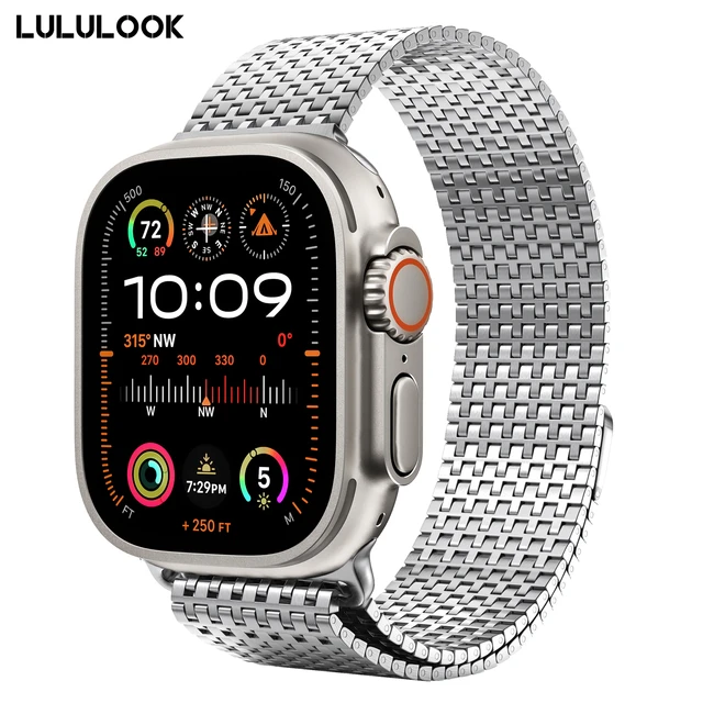 Shop Lululook Carbon Fiber Apple Watch Band with Magnetic Clasp - Lululook  Official