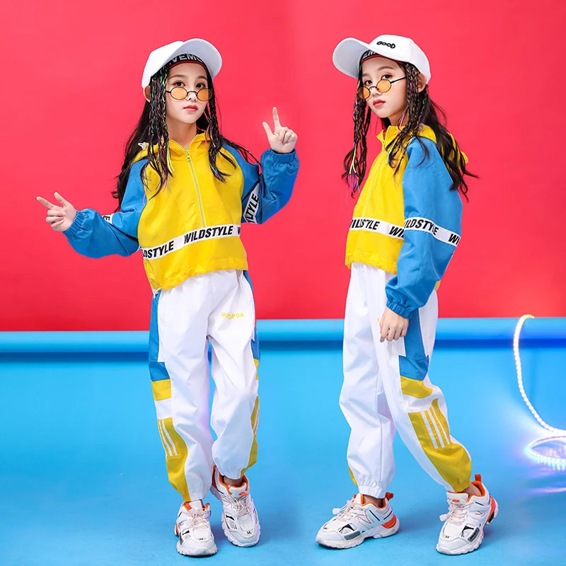 

Girls jazz girls walk show costumes trendy children's hip hop dance suit