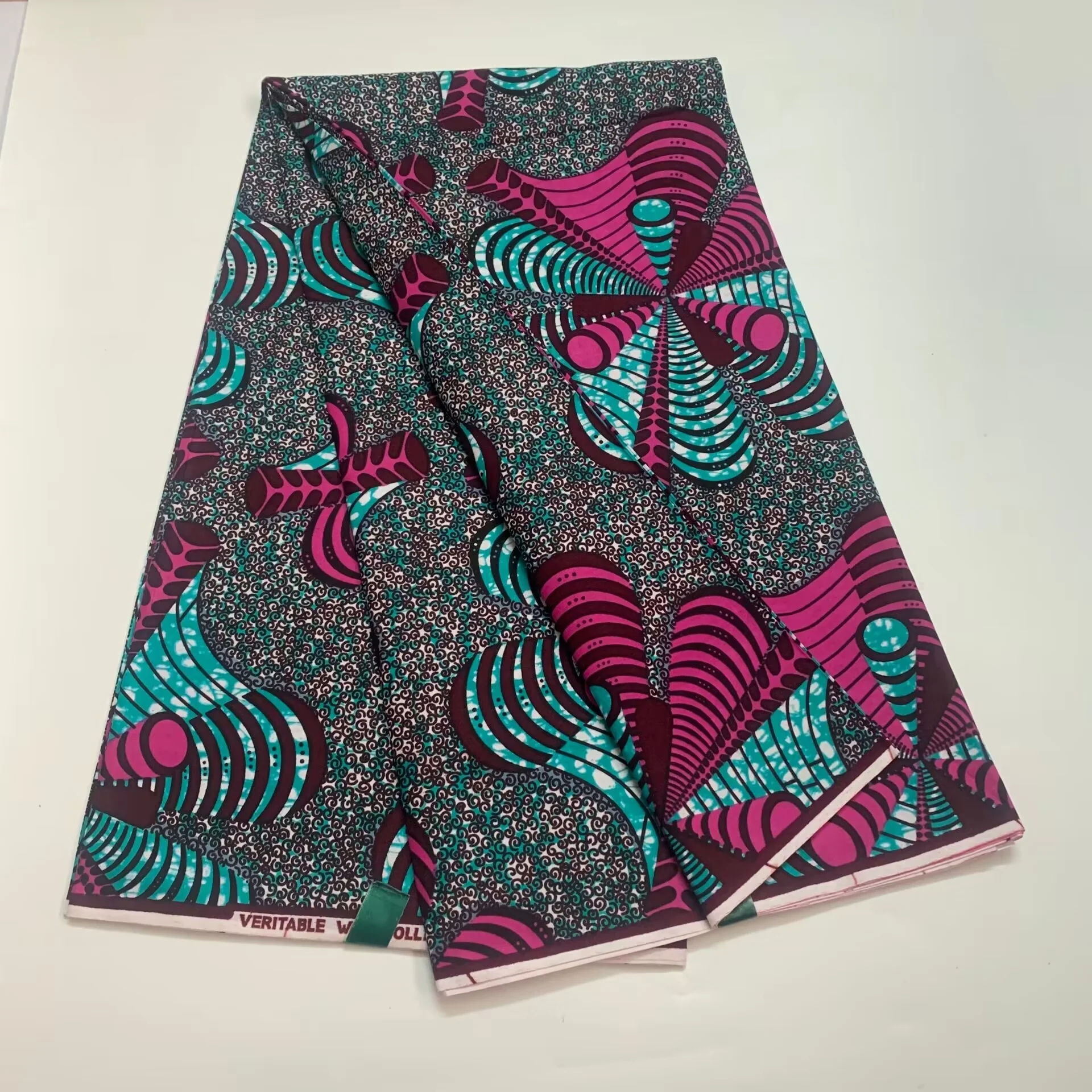 

Оригинальный материал для шитья, ткань в нигерийском стиле, 100% хлопок