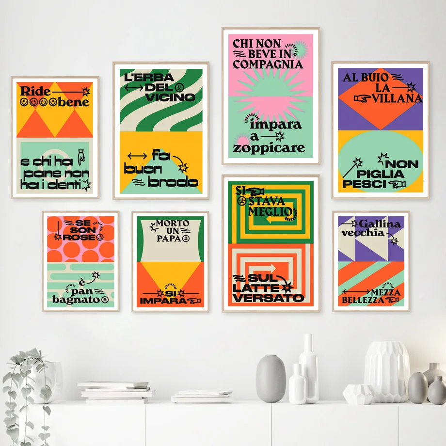

Inspirational Quotes Aesthetics Abstract Wall Art Canvas Painting Nordic Posters And Prints Wall Pictures For Living Room Decor