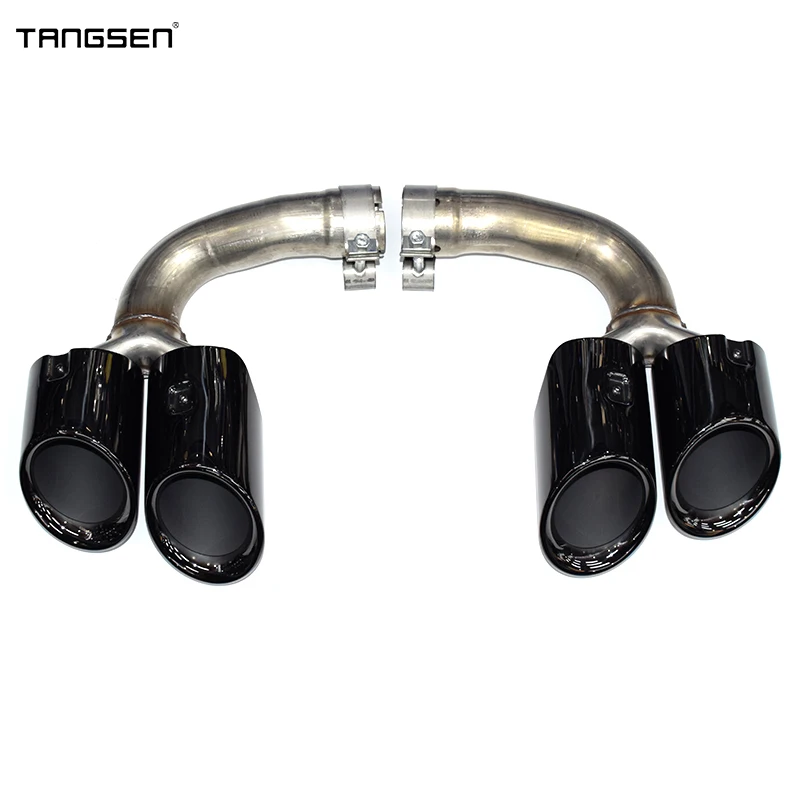 Для Porsche Cayenne 9Y0 2018–2024 обновленная выхлопная труба GTS круглая насадка с четырьмя