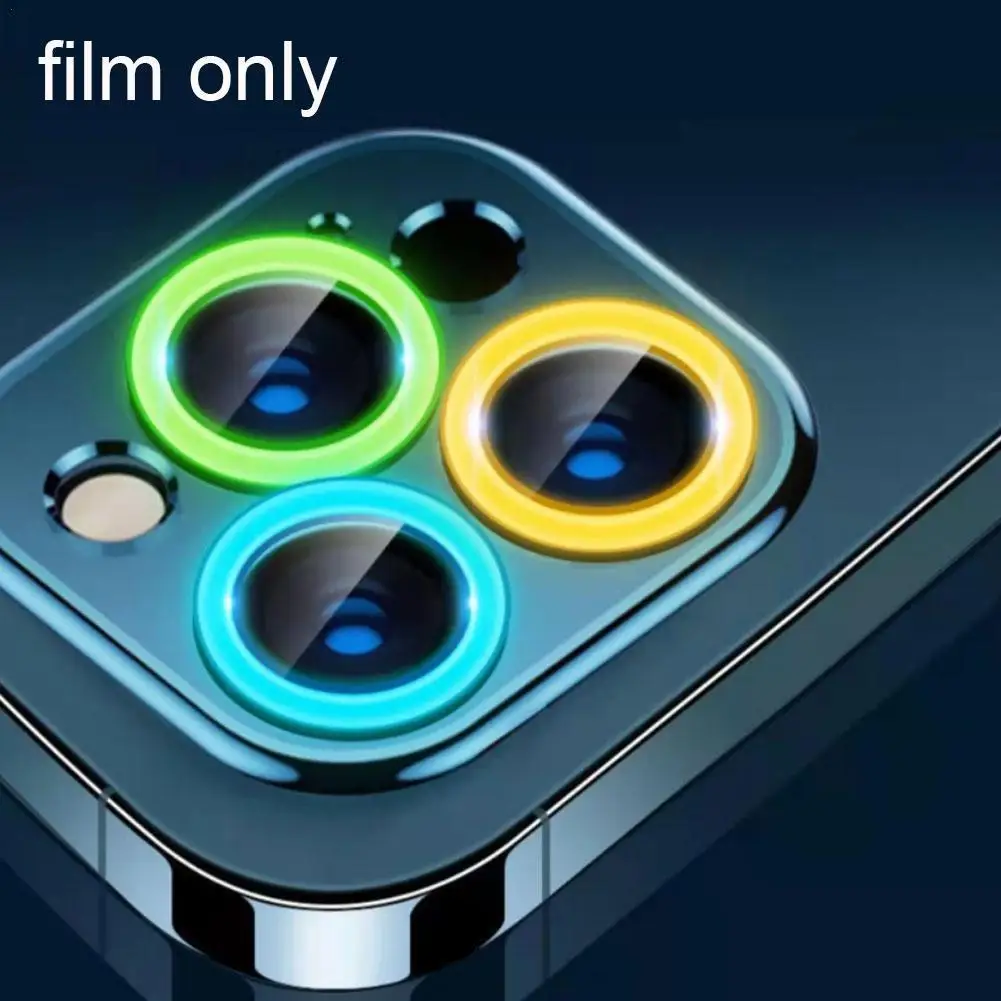 

Luminous Lens Protector For Apple IPhone 13 13 Pro Camera Ring Protective Film Back Decoration For IPhone13mini 13promax