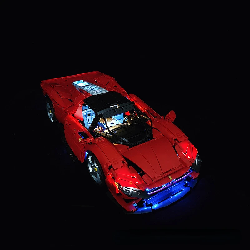 Без кирпичей светодиодный фонарь набор для Daytona SP3 42143