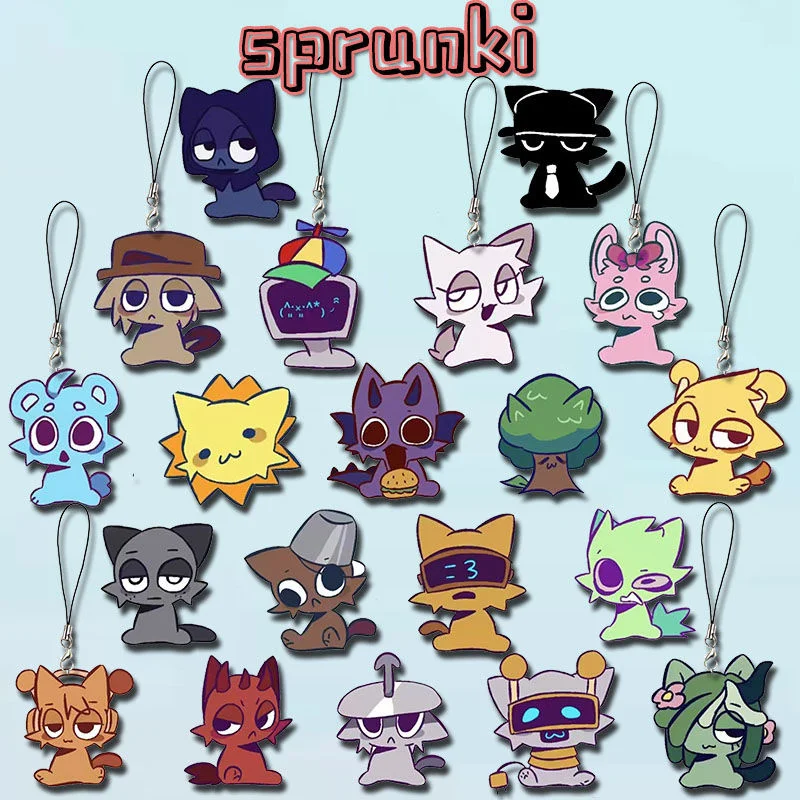 1/20 шт. акриловый брелок Sprunki для аксессуаров Oren Raddy Brud Vineria кулон ювелирные изделия