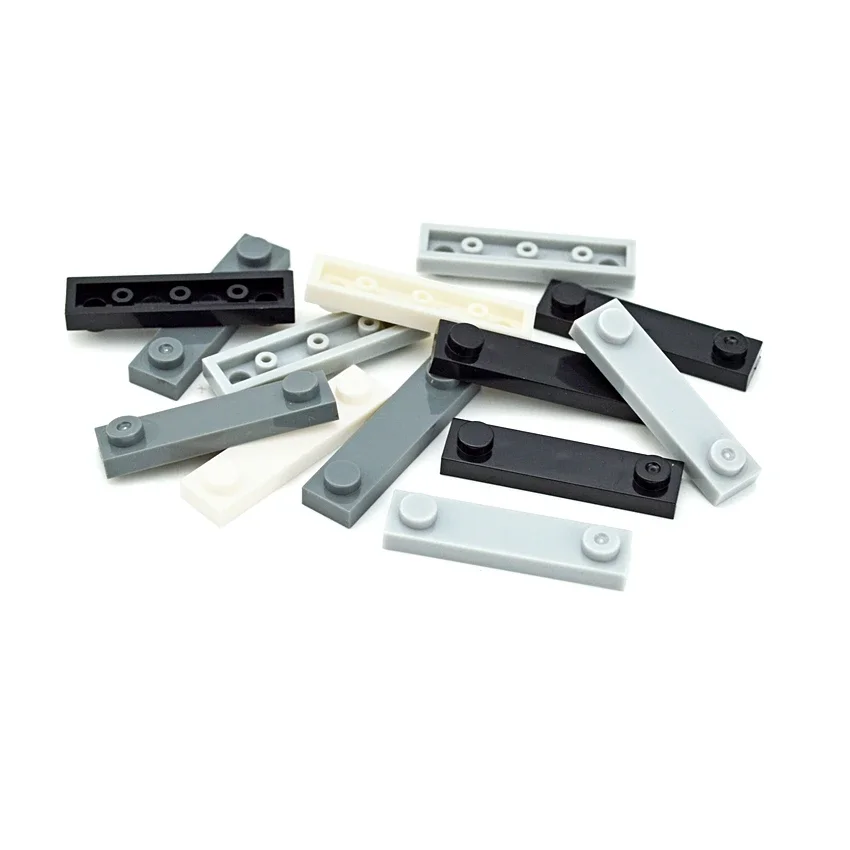 Технические строительные блоки MOC детали Модифицированная пластина 1x4 с 2