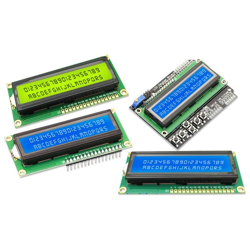 1 шт. ЖК-дисплей 1602 голубой экран с подсветкой 3 В 5 IIC/I2C интерфейс для Arduino |
