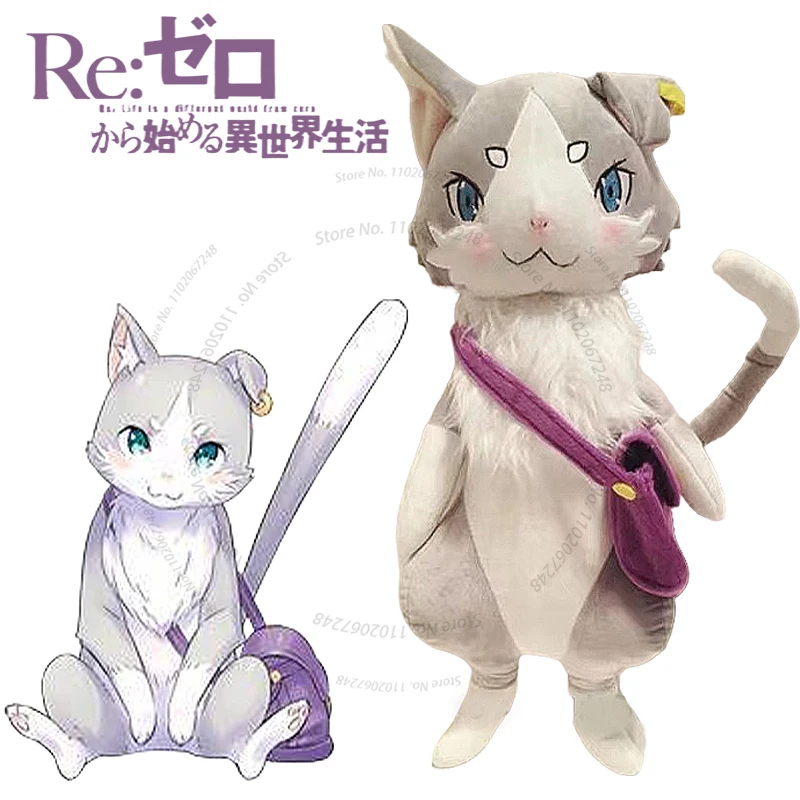 

25-52CM Anime Figure Re:Life In A Different World From Zero Puck Kawaii Plush Toy Cute Collection Plush Doll Toy Children Gift