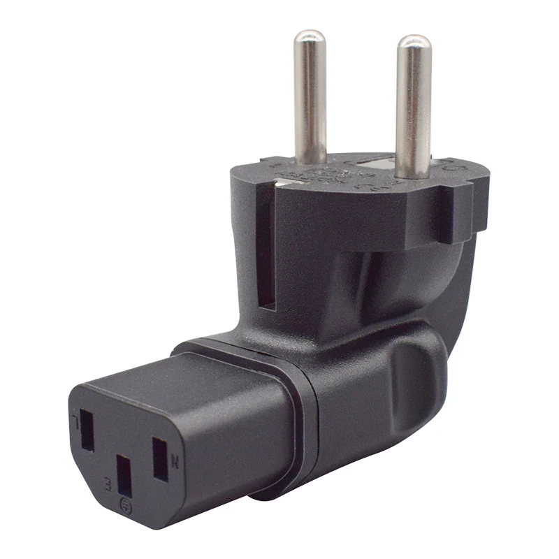 10 шт. C13 EU Розетка IEC 320 к ЕС евро 4 8 мм Разъем Удлинитель Преобразовательная вилка