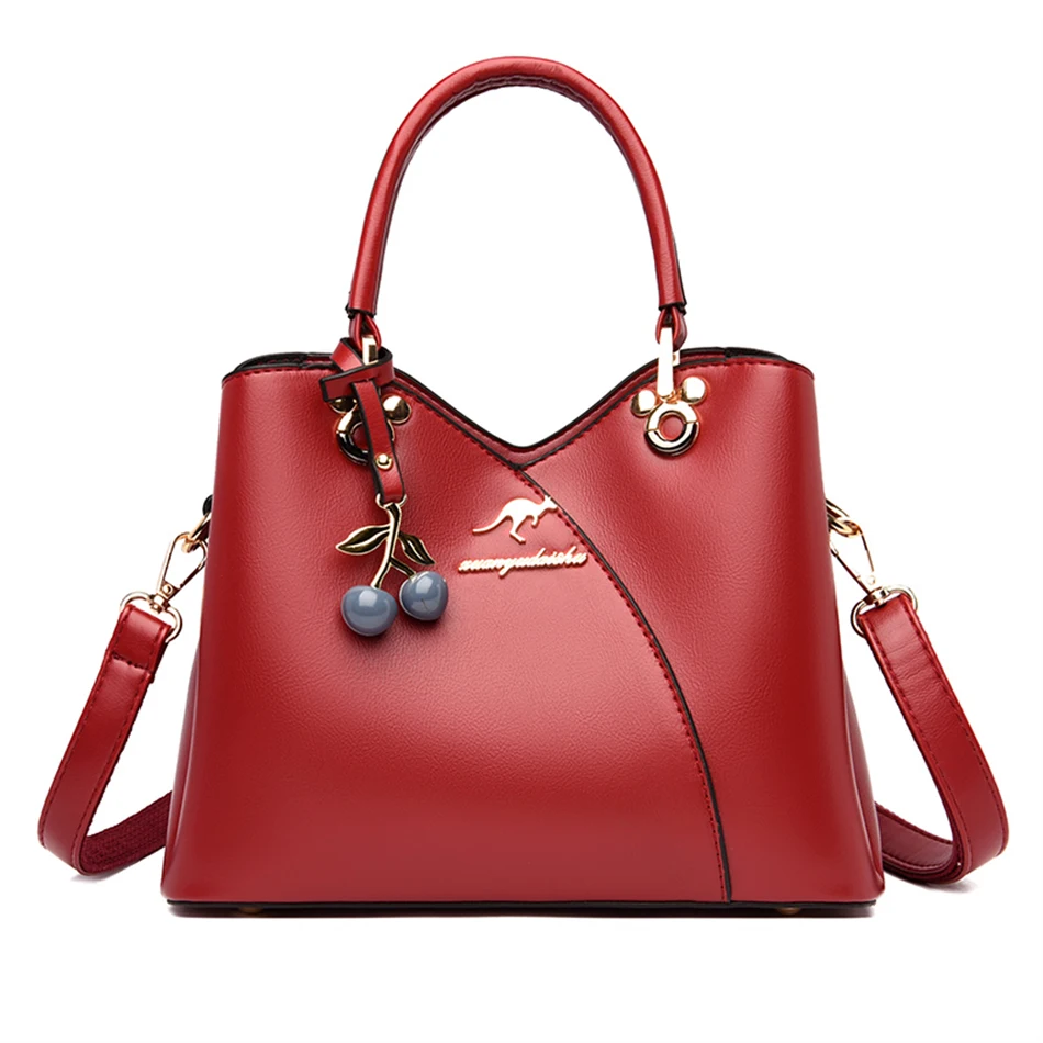 3 Layers Design Handbags and Purses New Luxury Leather Tote Bags Shoulder Crossbody Messenger Women Bag Female 2022 Trendy Sac |