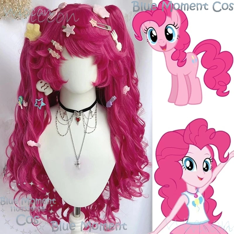 Аниме Pinkie Pie Cos PP Pinkamena Diane Косплей Персонализация My Little Милый Прекрасный Розовый