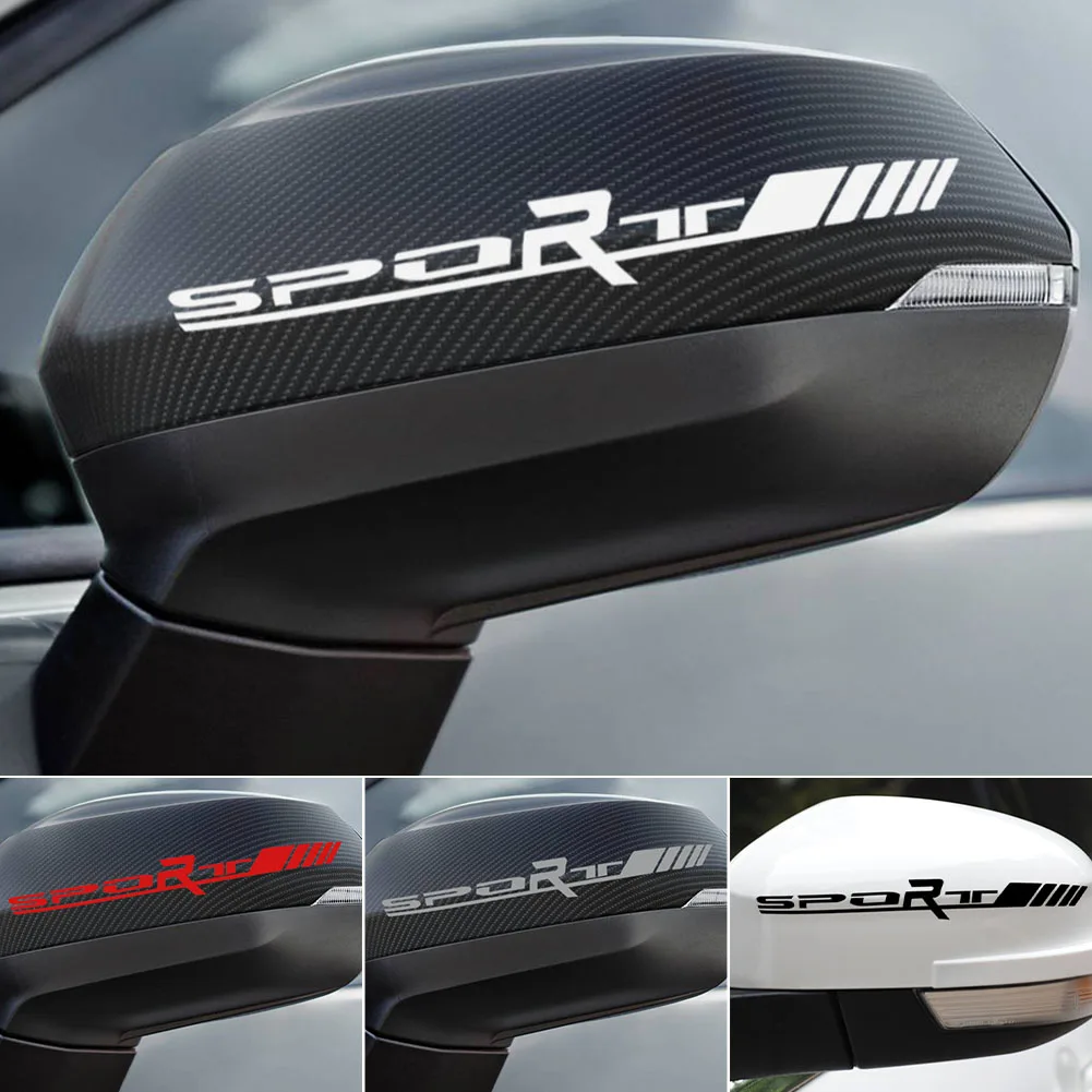 

1Pair Car Sticker Racing Sports for Volkswagen VW Golf 4/Blue Motion MTM Polo Tiguan Touran TDI R32 Caddy Passat TSI Touareg