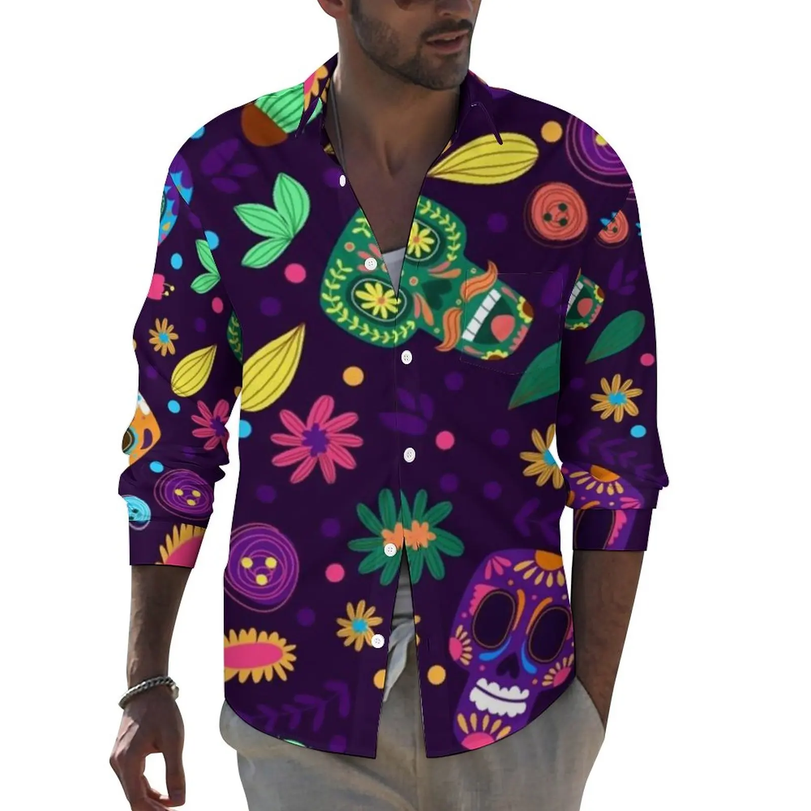 

Женская винтажная рубашка с длинным рукавом, в стиле оверсайз