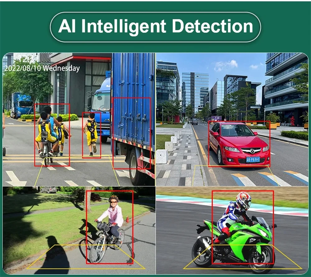 AHD 10 36-дюймовый IPS-экран 4-канальный автомобильный монитор Smart Blind Spot Radar BSD