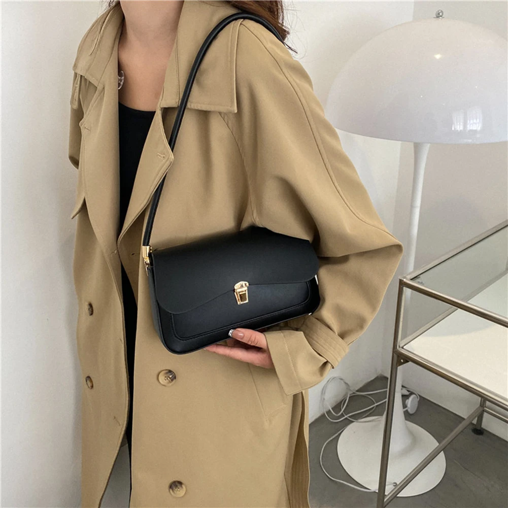 Женская простая сумка через плечо повседневная сумка-тоут из искусственной кожи