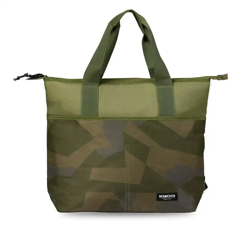 

15 cans Tote Soft Cooler Backpack, Swedish Camo