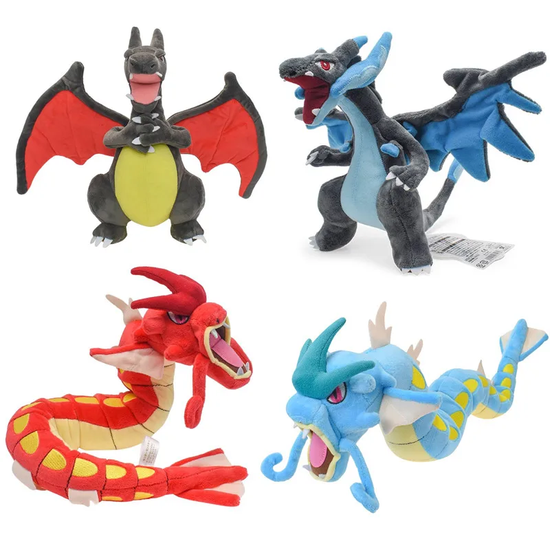 

Big Size 17-80 Cm Pokemon Gyarados Charizard Rayquaza Zeraora Greninja Cartoon Cute Anime Figure Stuffed Plush Dolls Toy For Kid