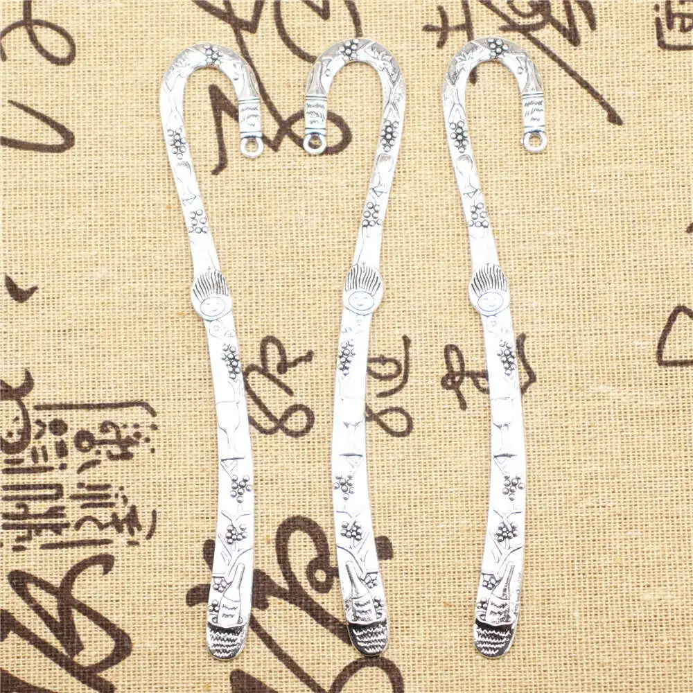 

Bookmarks Jewelry Components Jewels For Crafts Children Diy 20X122mm Antique Silver Color 3 Piece