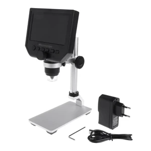 G600 4.3  LCD Digital Microscope LED Zoom 1-600X 3.6MP HD Camera Video Recorder