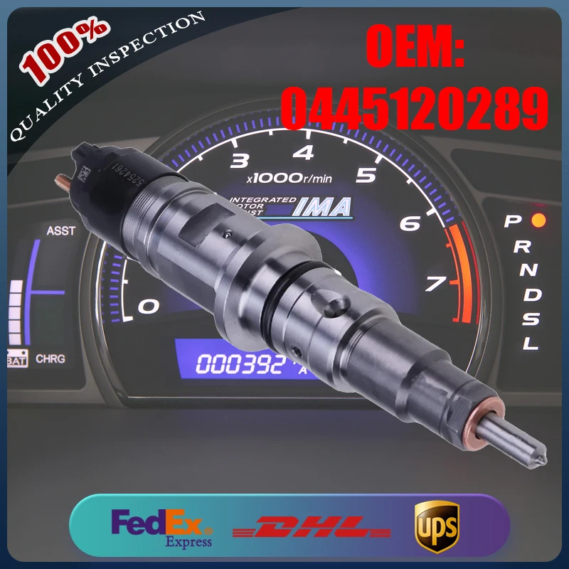 Фото Топливная форсунка Common Rail 0445120289, совместимая с двигателями ISDE ISBE, замена детали 5268408 №1